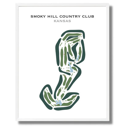 Smoky Hill Country Club, Kansas - Printed Golf Courses