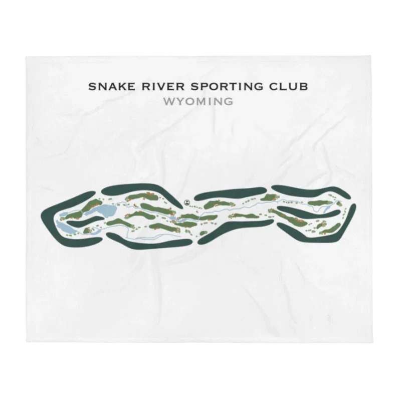 Snake River Sporting Club, Wyoming - Printed Golf Courses