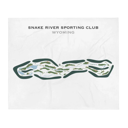 Snake River Sporting Club, Wyoming - Printed Golf Courses