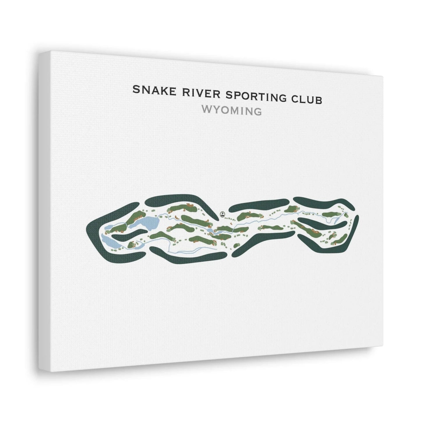 Snake River Sporting Club, Wyoming - Printed Golf Courses