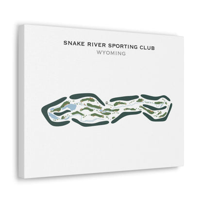 Snake River Sporting Club, Wyoming - Printed Golf Courses