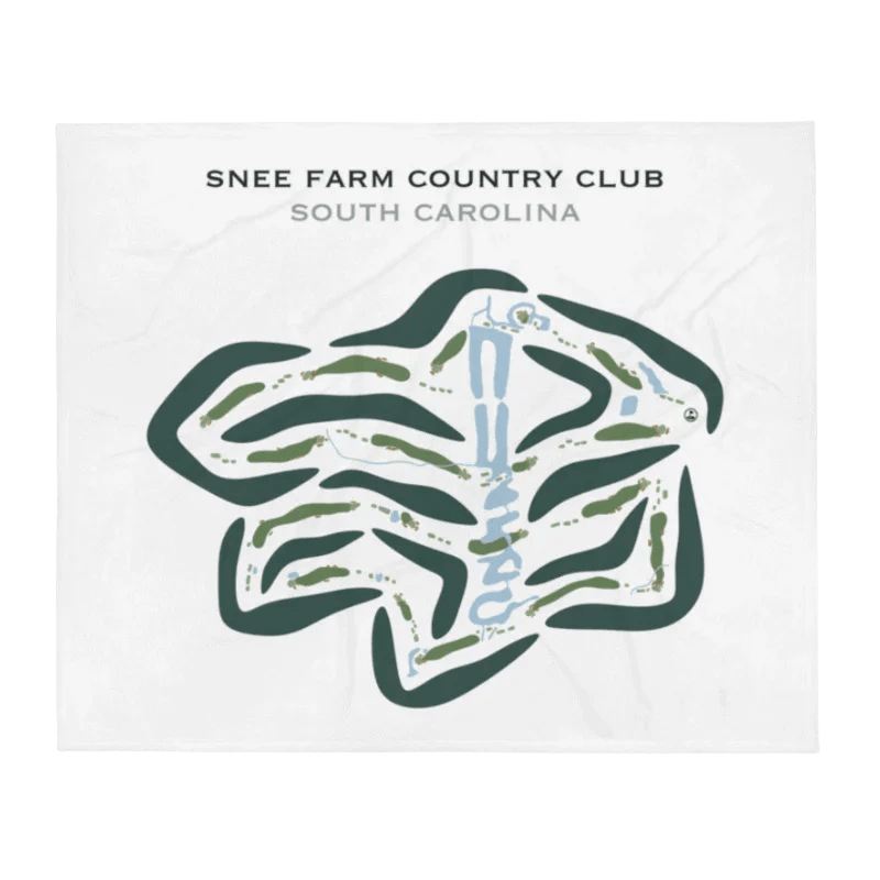 Snee Farm Country Club, South Carolina - Printed Golf Course