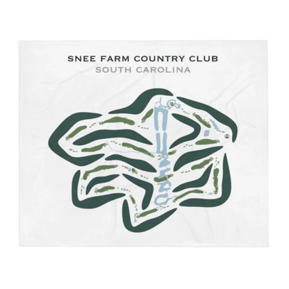 Snee Farm Country Club, South Carolina - Printed Golf Course