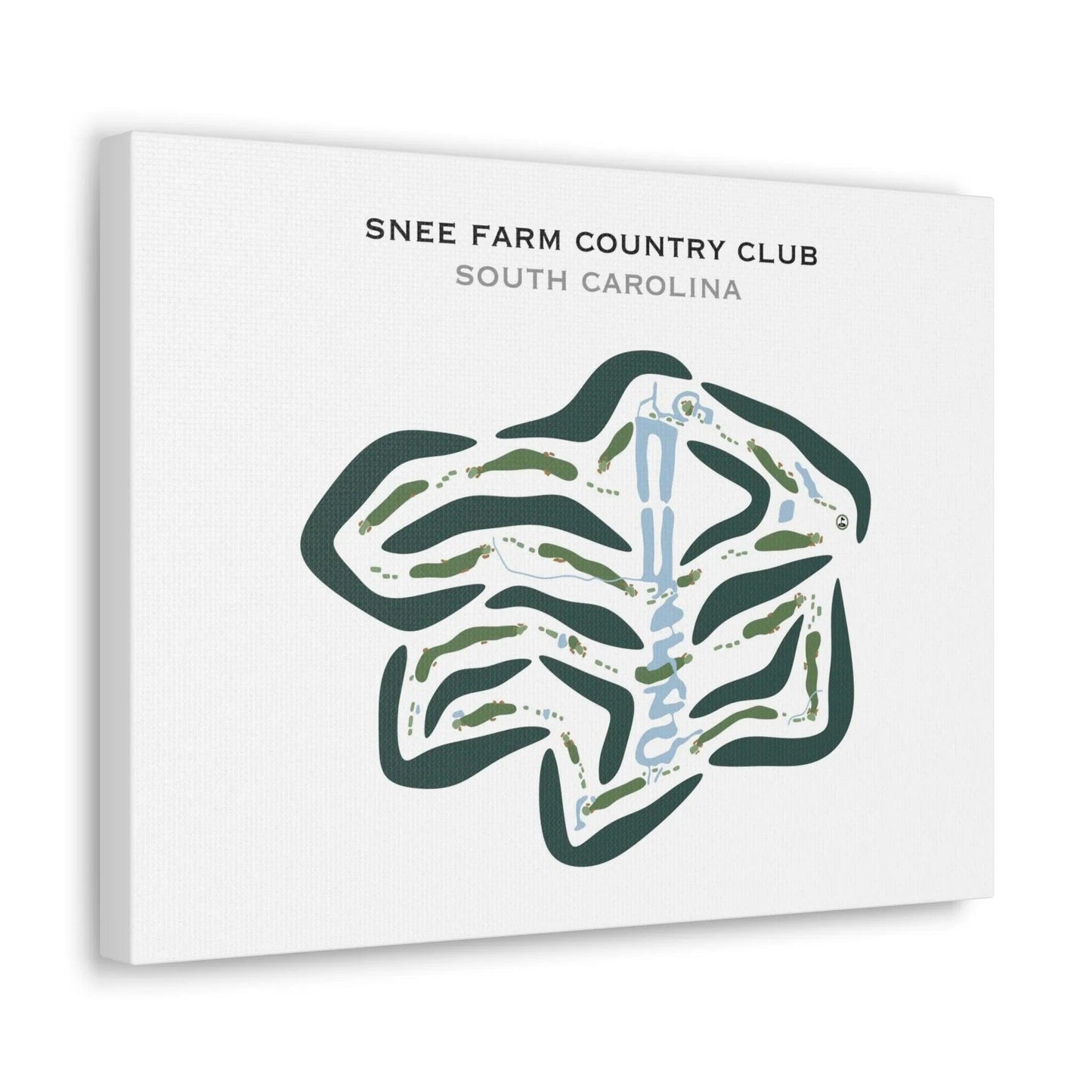 Snee Farm Country Club, South Carolina - Printed Golf Course