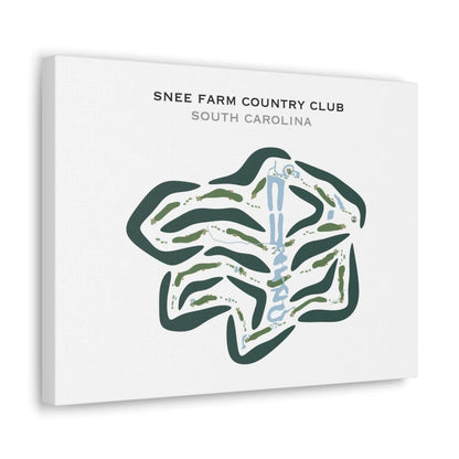 Snee Farm Country Club, South Carolina - Printed Golf Course