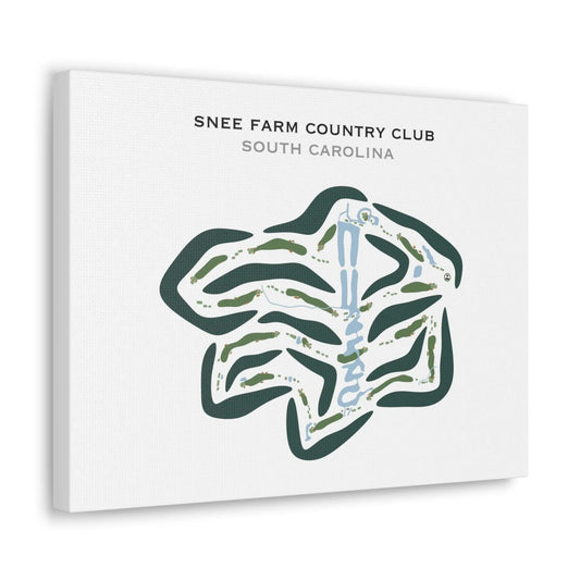 Snee Farm Country Club, South Carolina - Printed Golf Course