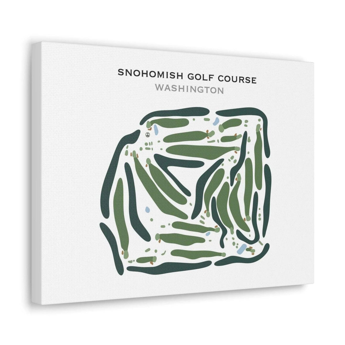 Snohomish Golf Course, Washington - Printed Golf Course