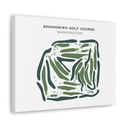 Snohomish Golf Course, Washington - Printed Golf Course