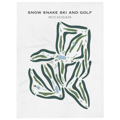 Snow Snake Ski & Golf, Michigan - Printed Golf Courses