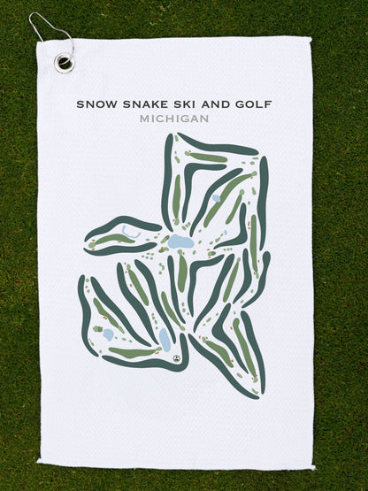 Snow Snake Ski & Golf, Michigan - Printed Golf Courses