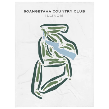 Soangetaha Country Club, Illinois - Printed Golf Courses