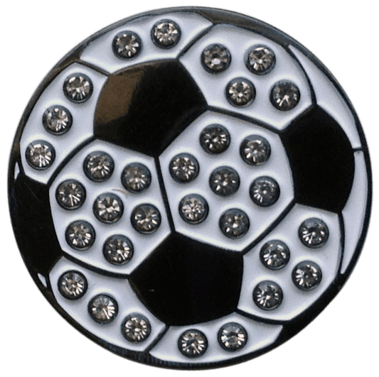 Soccer Ball Crystal Ball Marker & Hat Clip by ReadyGOLF