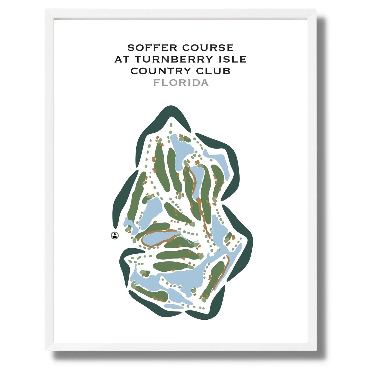 Turnberry Isle Country Club, Soffer Course, Florida - Printed Golf Courses