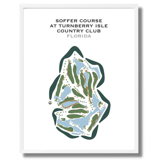 Turnberry Isle Country Club, Soffer Course, Florida - Printed Golf Courses