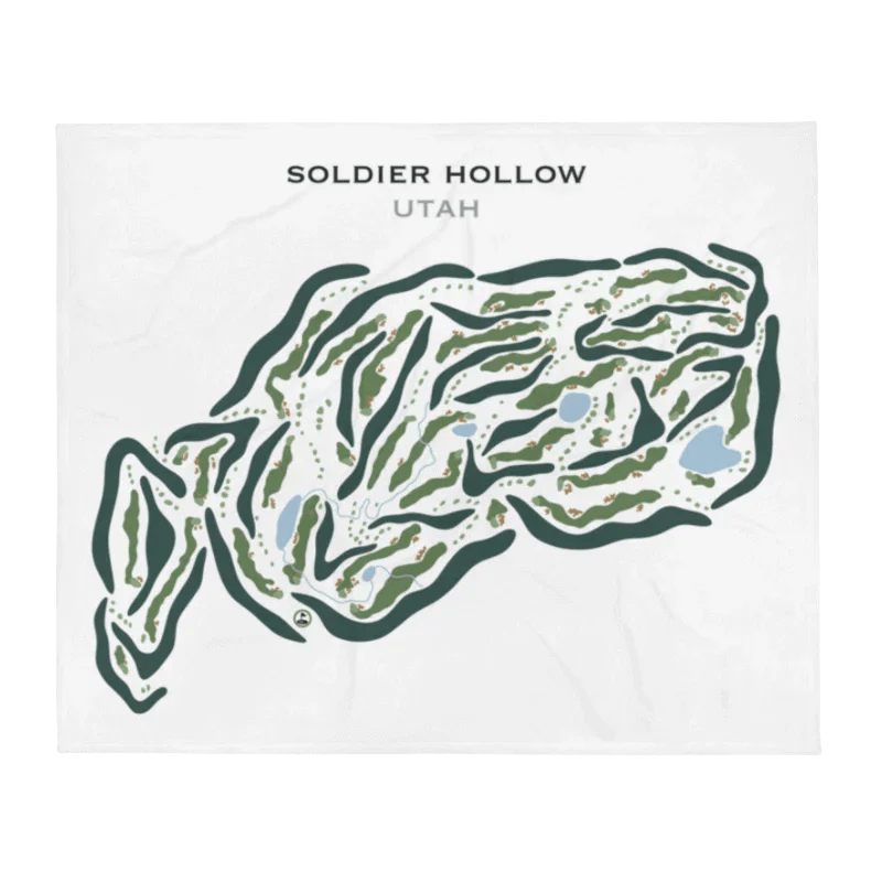 Soldier Hollow Golf Course, Utah - Printed Golf Courses