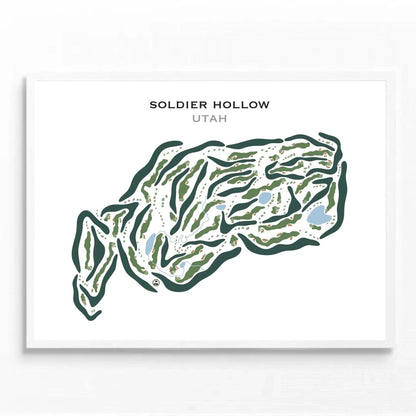 Soldier Hollow Golf Course, Utah - Printed Golf Courses