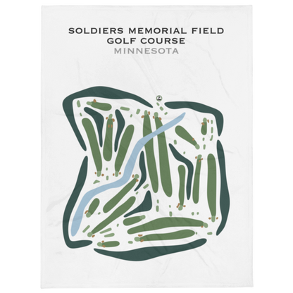 Soldiers Memorial Field Golf Course, Minnesota - Printed Golf Courses