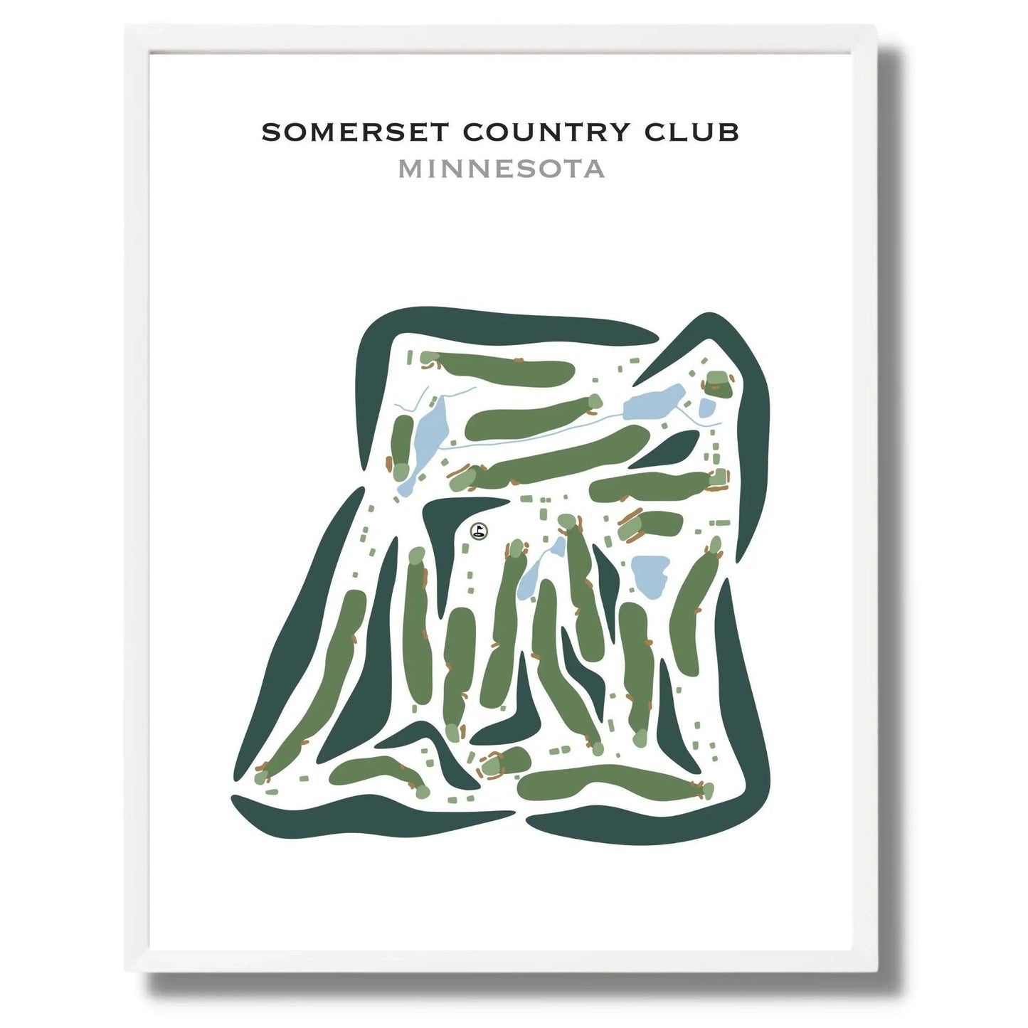 Somerset Country Club‎, Minnesota - Printed Golf Courses