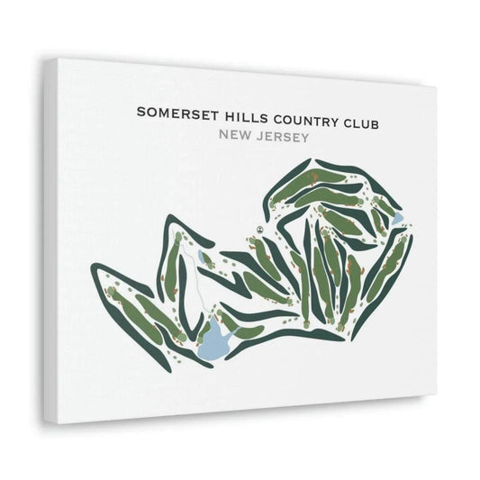 Somerset Hills Country Club, New Jersey - Printed Golf Courses