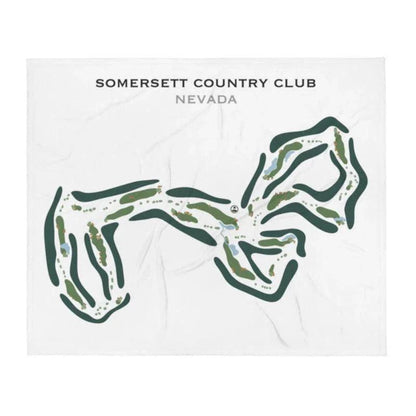 Somersett Country Club, Nevada - Printed Golf Course