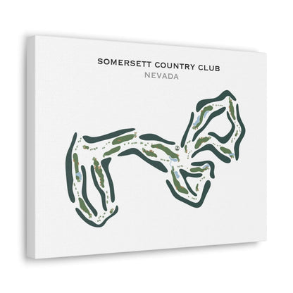 Somersett Country Club, Nevada - Printed Golf Course