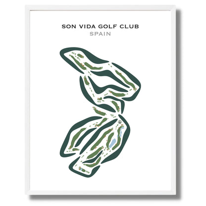 Son Vida Golf Club, Spain - Printed Golf Courses