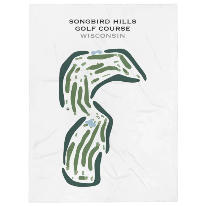 Songbird Hills Golf Club, Wisconsin - Printed Golf Course