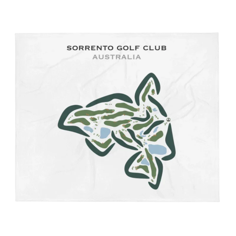 Sorrento Golf Club, Australia - Printed Golf Courses