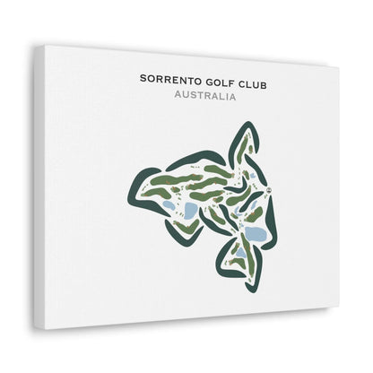 Sorrento Golf Club, Australia - Printed Golf Courses