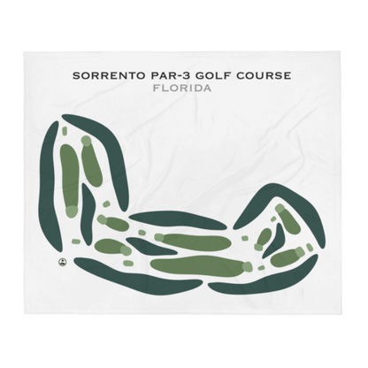 Sorrento Par-3 Golf Course, Florida - Printed Golf Courses