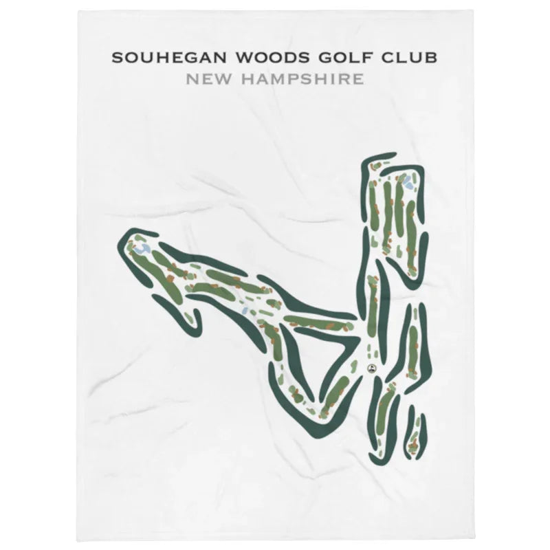 Souhegan Woods Golf Club‎, New Hampshire - Printed Golf Course