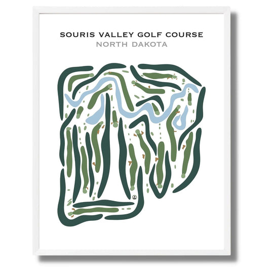Souris Valley Golf Course, North Dakota - Printed Golf Courses