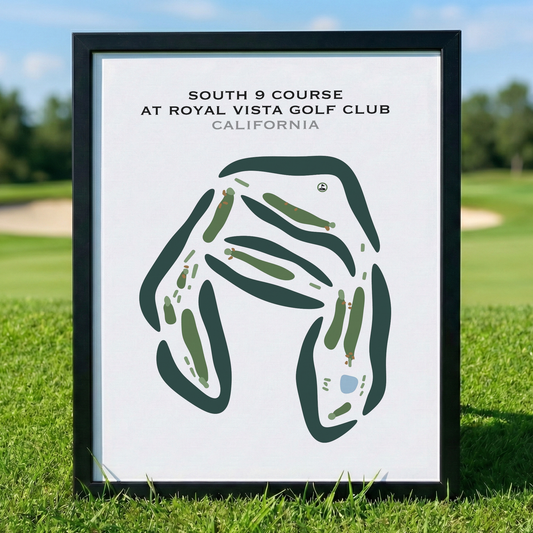 South 9 Course at Royal Vista Golf Club, California - Printed Golf Courses