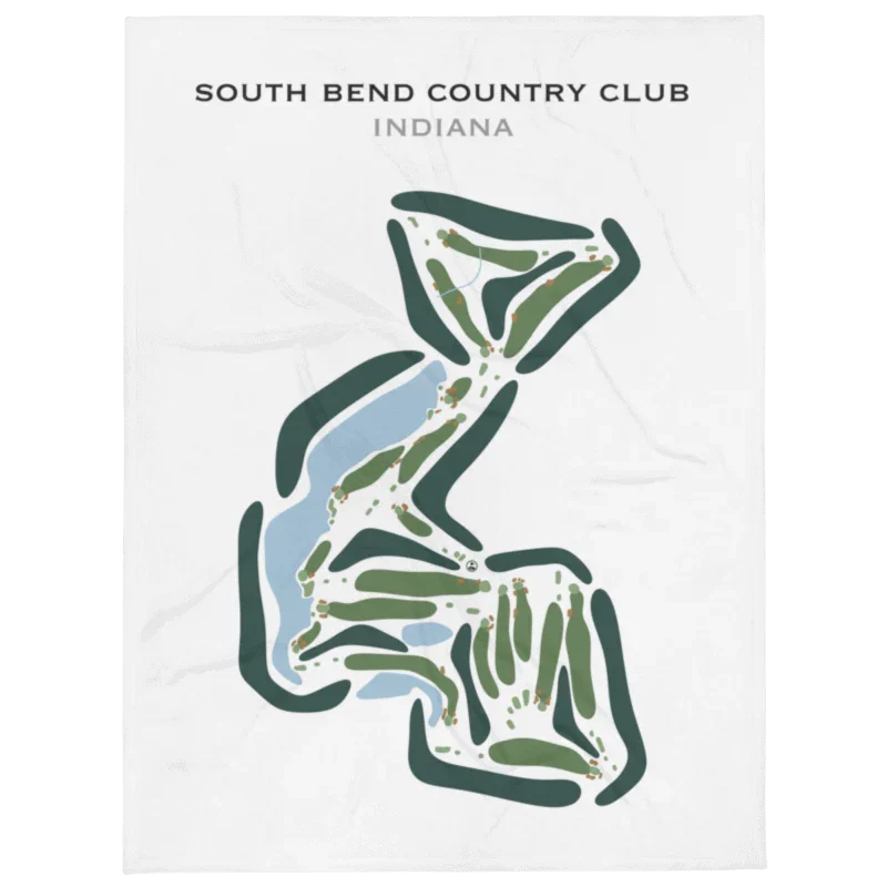 South Bend Country Club, Indiana - Printed Golf Courses