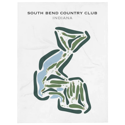 South Bend Country Club, Indiana - Printed Golf Courses