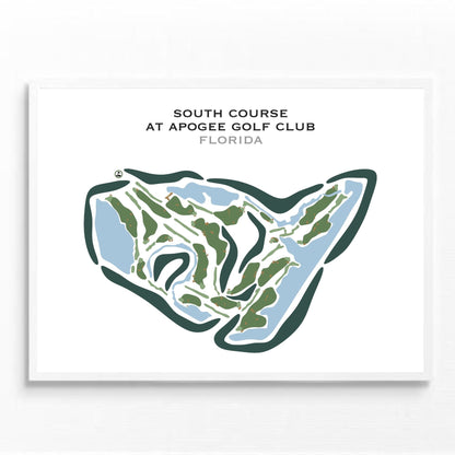 South Course at Apogee Golf Club, Florida - Printed Golf Courses