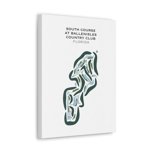 South Course at BallenIsles Country Club, Florida - Printed Golf Courses