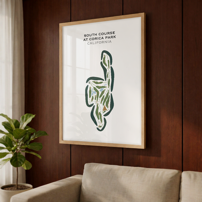 South Course at Corica Park, California - Printed Golf Courses