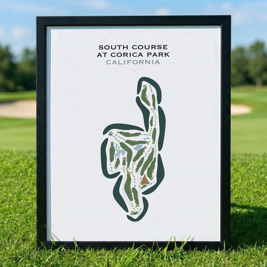 South Course at Corica Park, California - Printed Golf Courses
