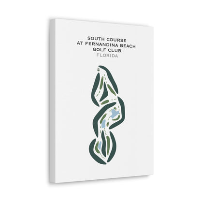 South Course at Fernandina Beach Golf Club, Florida - Printed Golf Courses