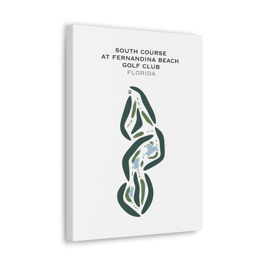 South Course at Fernandina Beach Golf Club, Florida - Printed Golf Courses