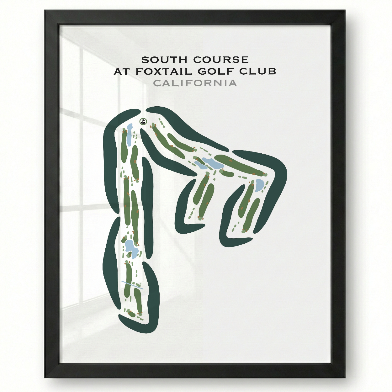 South Course at Foxtail Golf Club, California - Printed Golf Courses