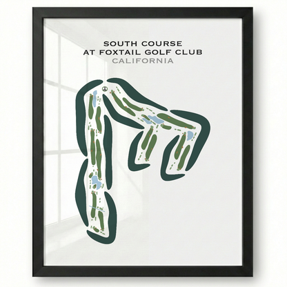 South Course at Foxtail Golf Club, California - Printed Golf Courses