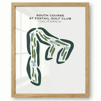 South Course at Foxtail Golf Club, California - Printed Golf Courses