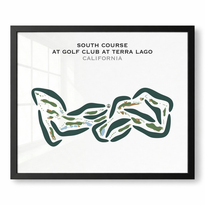 South Course at Golf Club At Terra Lago, California - Printed Golf Courses