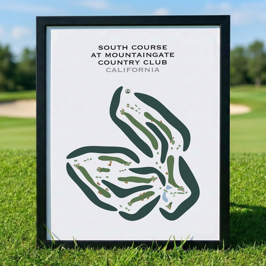 South Course at Mountain Gate Country Club, California - Printed Golf Courses