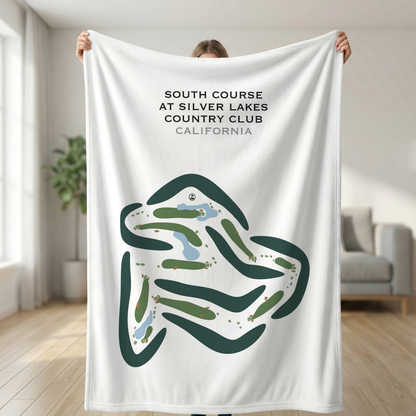 South Course at Silver Lakes Country Club, California - Printed Golf Courses