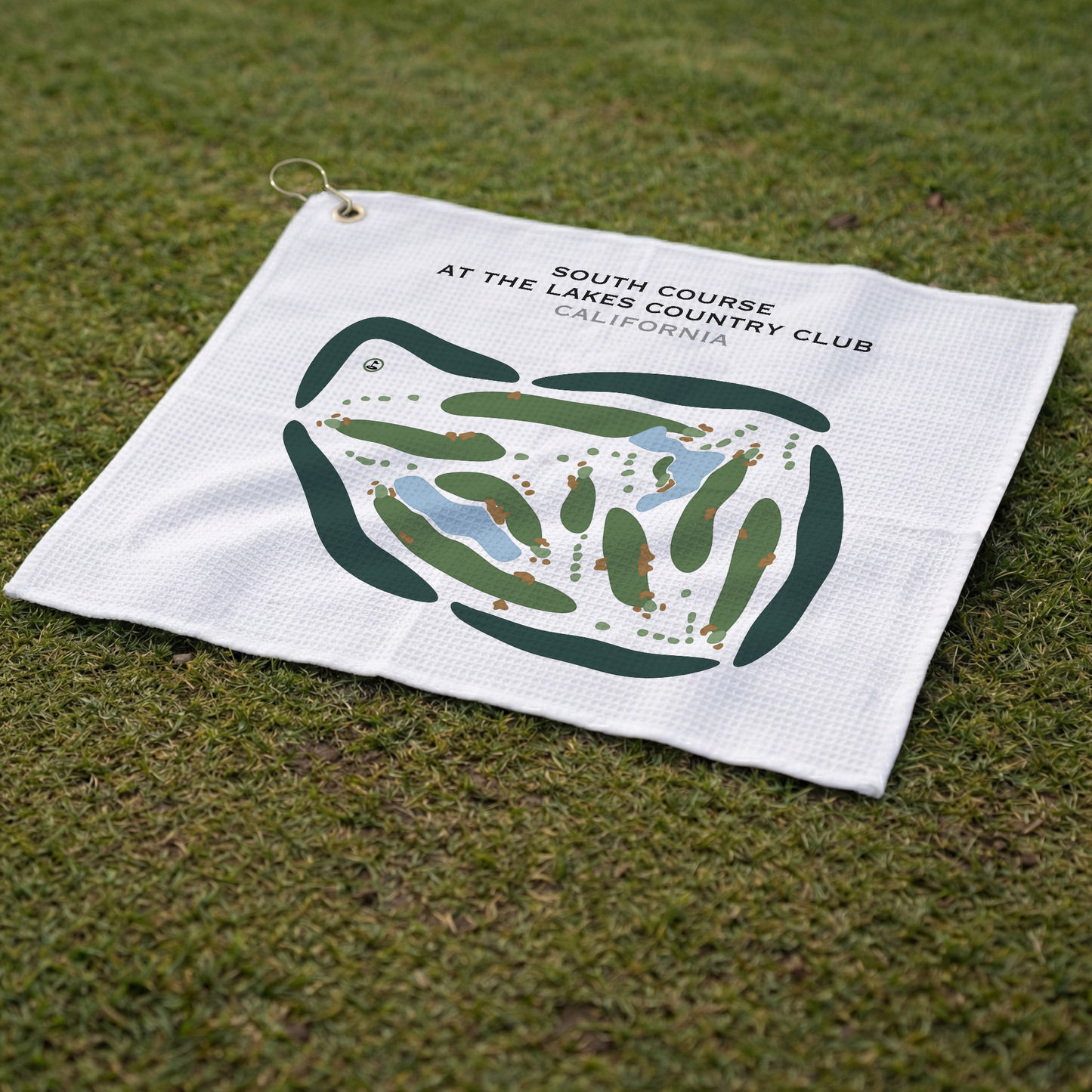 South Course at Lakes Country Club, California - Printed Golf Courses