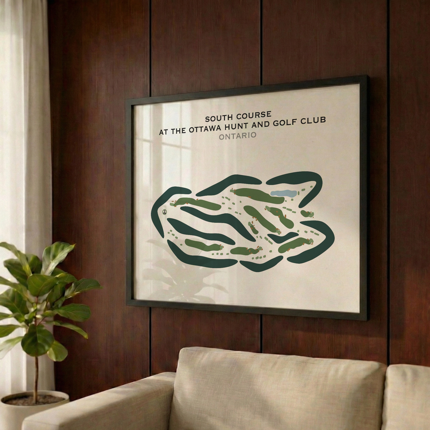 South Course at The Ottawa Hunt and Golf Club, Ontario - Printed Golf Courses