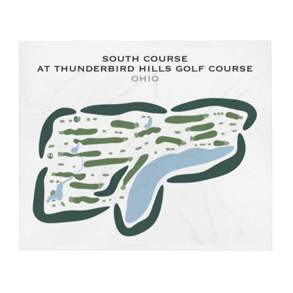 South Course at Thunderbird Hills Golf Course, Ohio - Printed Golf Courses